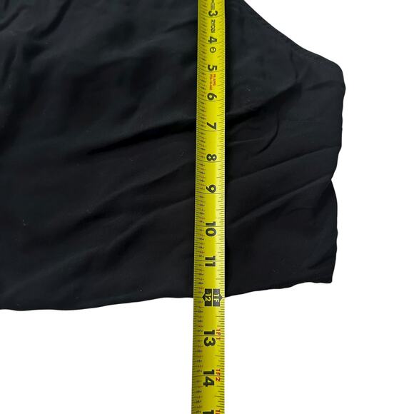 Express Black Tie Bow Sleeveless Crop Top Women's Size Medium | 25-13-2 - Picture 4 of 5